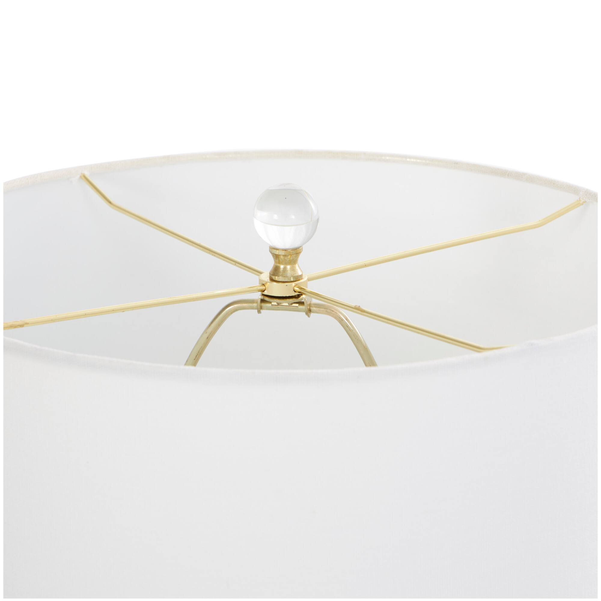 2ft. Gold Metal Inverted Cone Shaped Accent Lamp